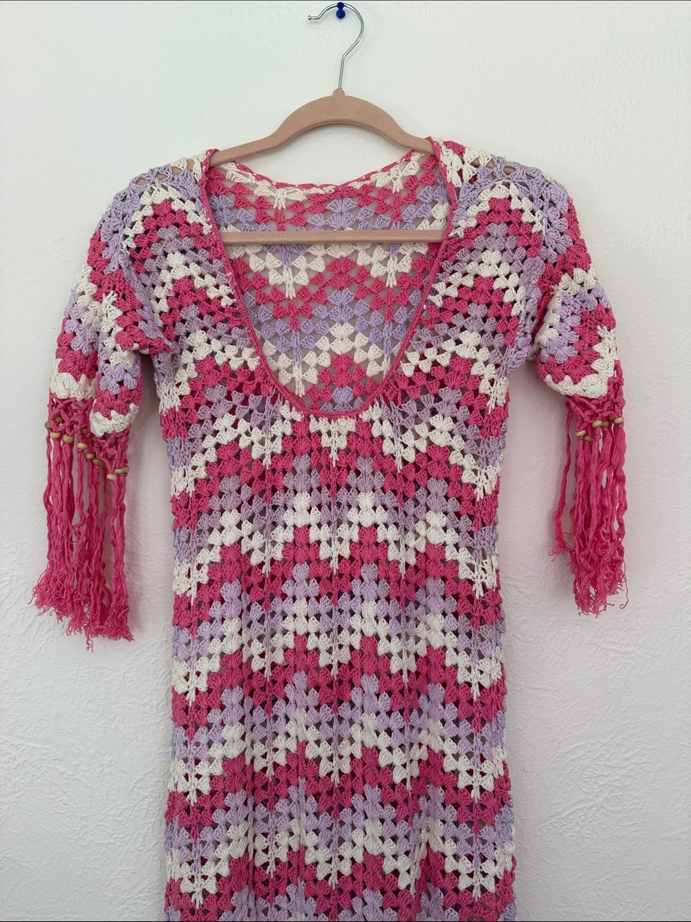 Chasing Unicorns Crochet Maxi Dress - Picture 2 of 5